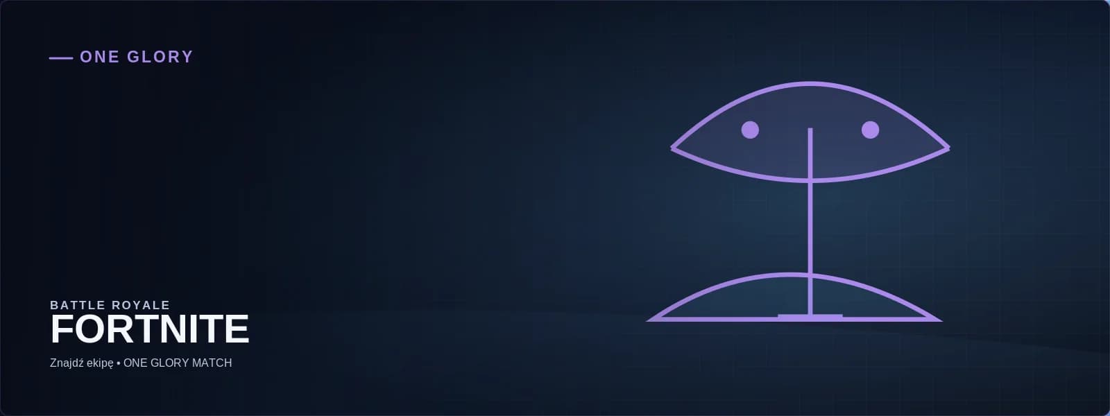 ONE GLORY illustration for Fortnite (banner)